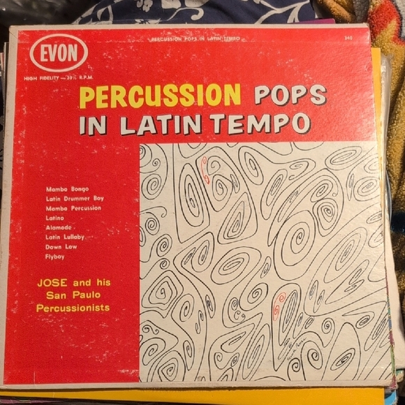 Evon Percussion Pops in Latin Tempo Vinyl - Picture 1 of 3